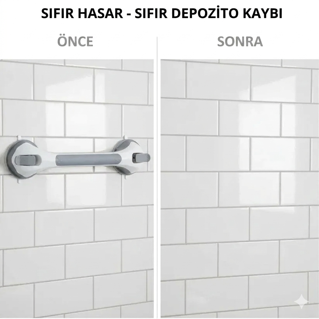 Vantigo™-Kayma Önleyici Banyo Destek Barı