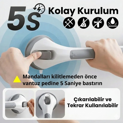 Vantigo™-Kayma Önleyici Banyo Destek Barı